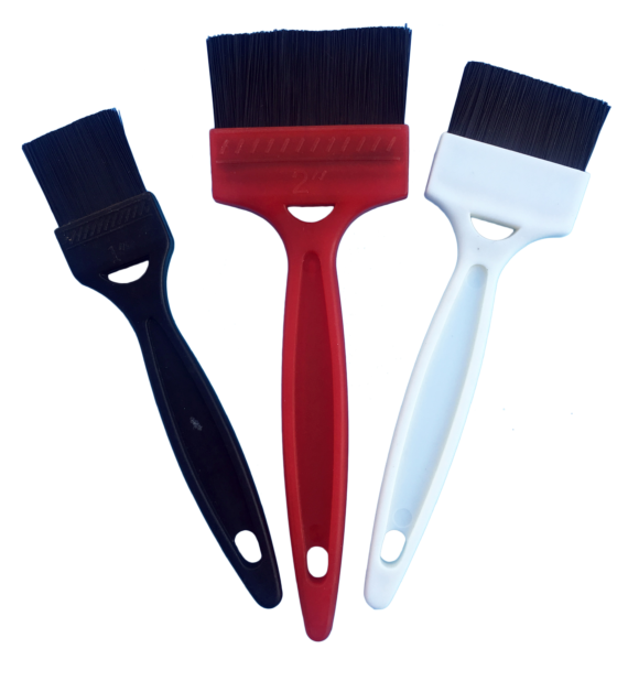 Black 1-inch brush (25/pack)