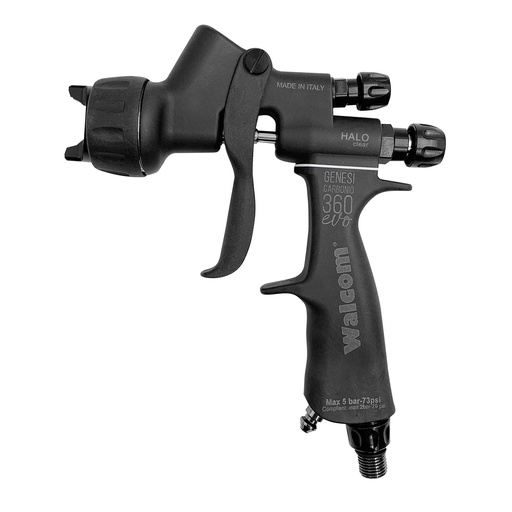 [W012514] GENESI CARBONIO 360 Evo HALO-CLEAR  1.4 - Incl. aluminum paint cup, rebuild kit, gun wrench & plastic case 