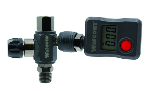[W90193] PRESSURE AIR REGULATOR with Digital Gauge- STRAIGHT SET